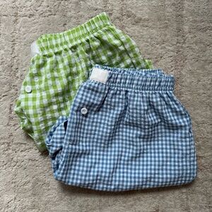 Gingham Women’s Boxer Shorts (Set of 2)